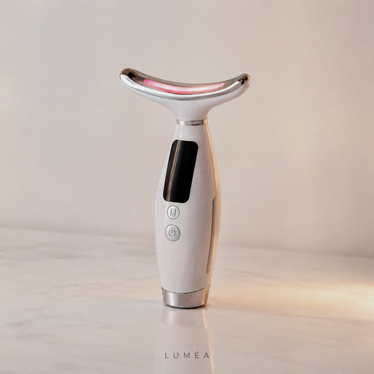 LUMÉA YE-51 - Appareil de Massage Beauté Visage & Cou · LED + Chaleur | جهاز تدليك والعناية بالوجه والرقبة